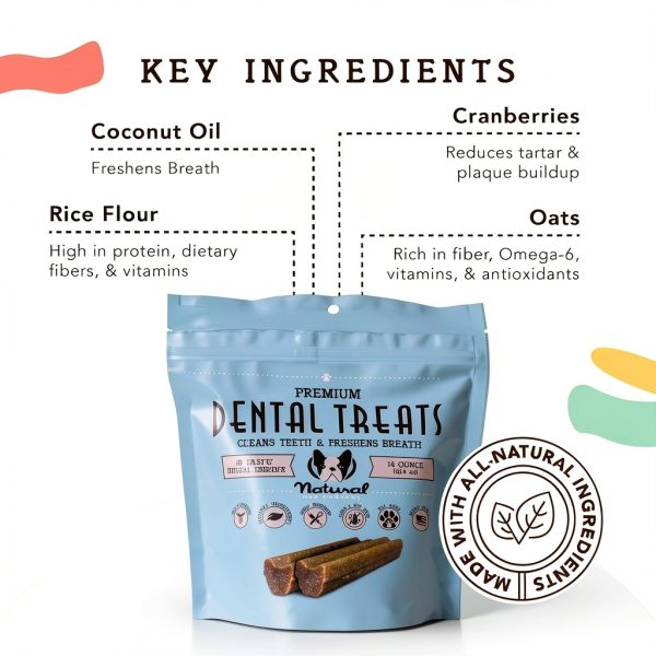 Natural Dog Company Dental Chews Plaque Tartar Control-2