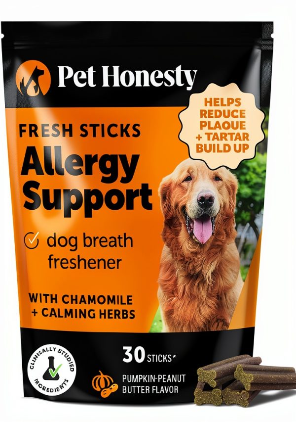 PetHonesty Allergy Support Dental Sticks for Dogs Immune-0