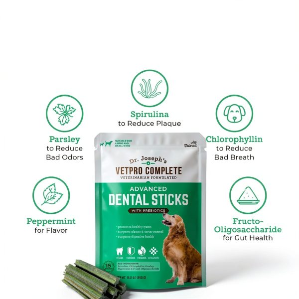 Vetpro Complete Dental Sticks Prebiotics Dog Teeth Cleaning-2