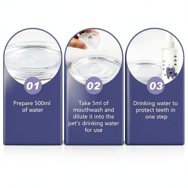 Miehoous Dog Breath Freshener Natural Formula Oral Hygiene-7