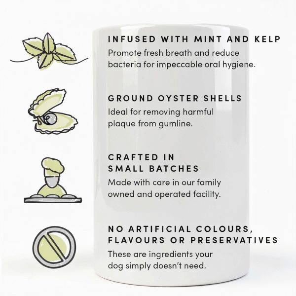CRUMPS GROUP Dog Dental Sticks Natural Sea Kelp Mint-3