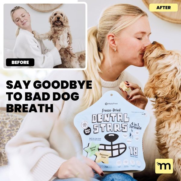 MalsiPree Dog Dental Chews Natural Breath Freshener Treats-5