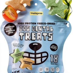 MalsiPree Dog Dental Chews Natural Breath Freshener Treats-0