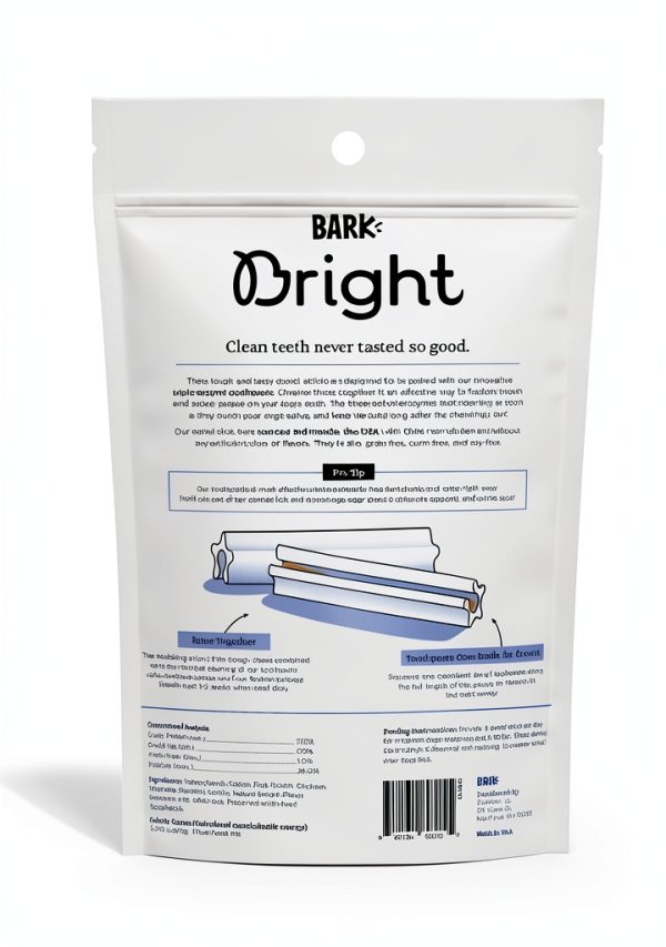 BARK Dog Dental Sticks Real Chicken Grain Free Treats-1