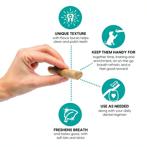 Ark Naturals Dog Dental Sticks Peppermint Breath Freshener-1