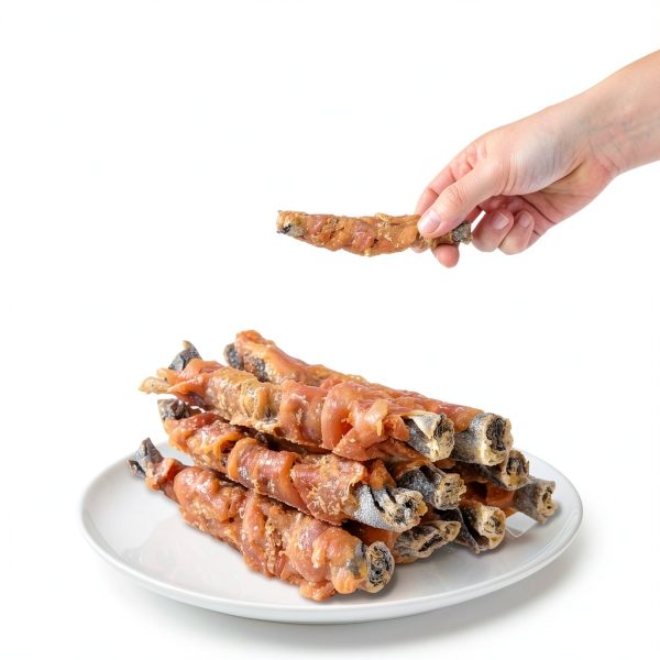 Pawant Chicken Wrapped Cod Skin Sticks Dog Dental Treats-1