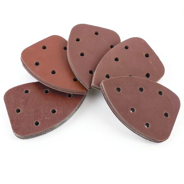 Foam Sanding Pads 5 Pack 30 Sandpaper Ceoighe 6 Hole EVA Interface-3