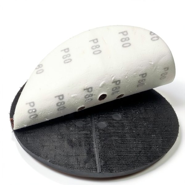 HTOOLPRO 9" Drywall Sanding Pad with 8-Hole Dust Pickup and Hook and-2