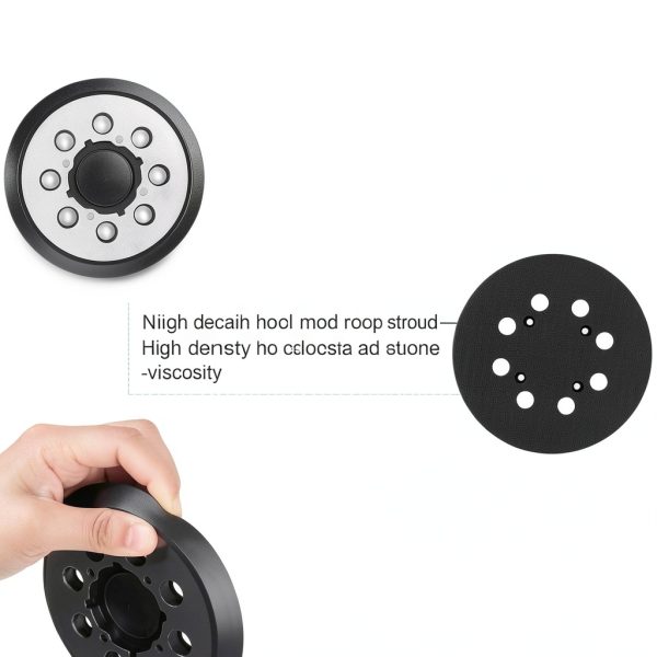 Orbital Sander Replacement Pad 5" Metal Backing – Fibvaxm 4 Pack-1