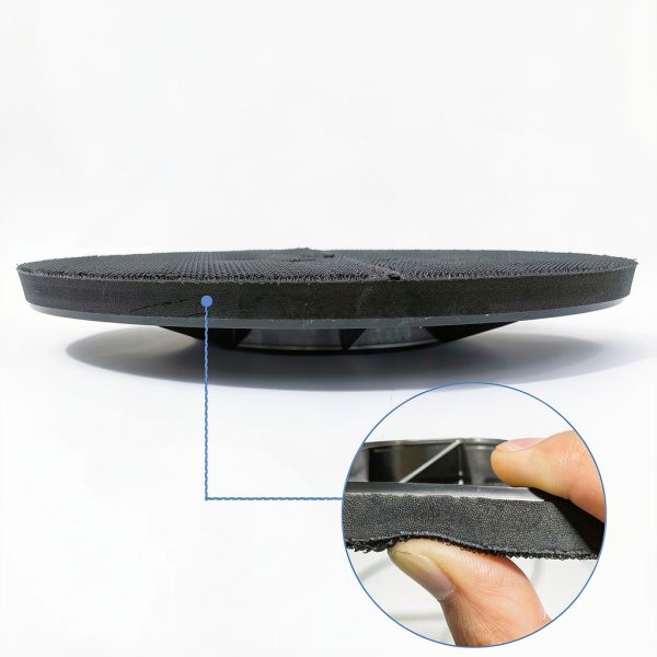 HTOOLPRO 9" Drywall Sanding Pad with 8-Hole Dust Pickup and Hook and-3